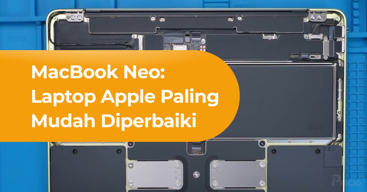 MacBook Neo: Laptop Apple Paling Mudah Diperbaiki